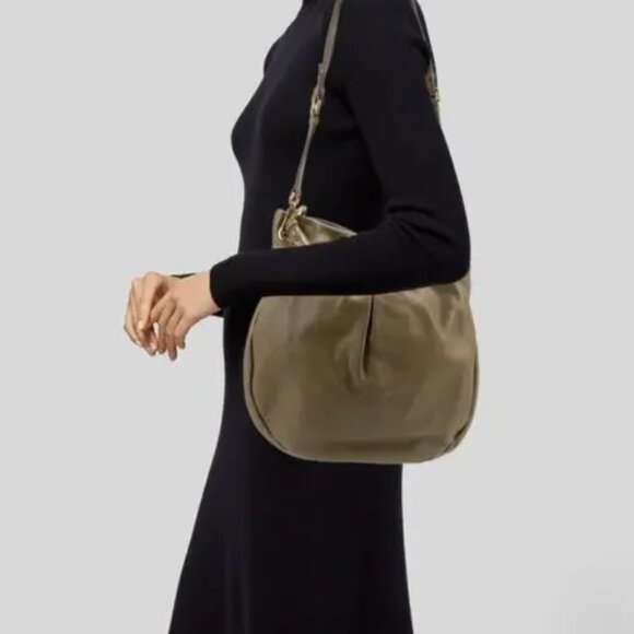 MARC BY MARC JACOBS Grey Leather Classic Hobo Bag - Picture 2 of 7